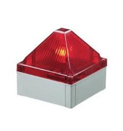 XenonStrobe Quadro S-M-FLEX RED 13J 0,1-2,5HzProg. IP66&IP67 195-253vAC